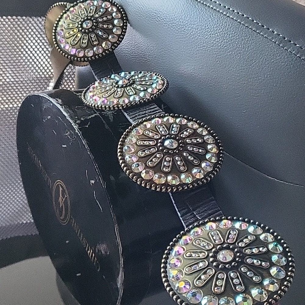 CHRISTINE ALEXANDER Belt - will bling up any outfit! Swarovski crystals!